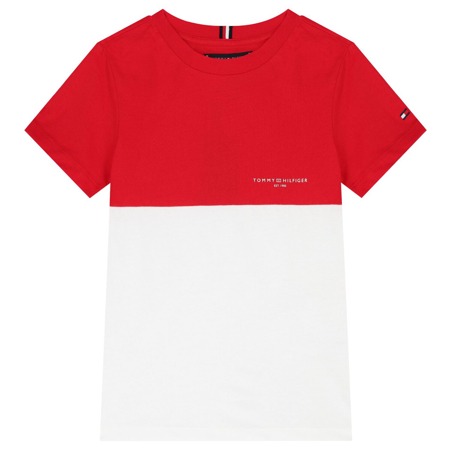 Boys Red, White & Navy Blue Shorts Set, 2, hi-res image number null