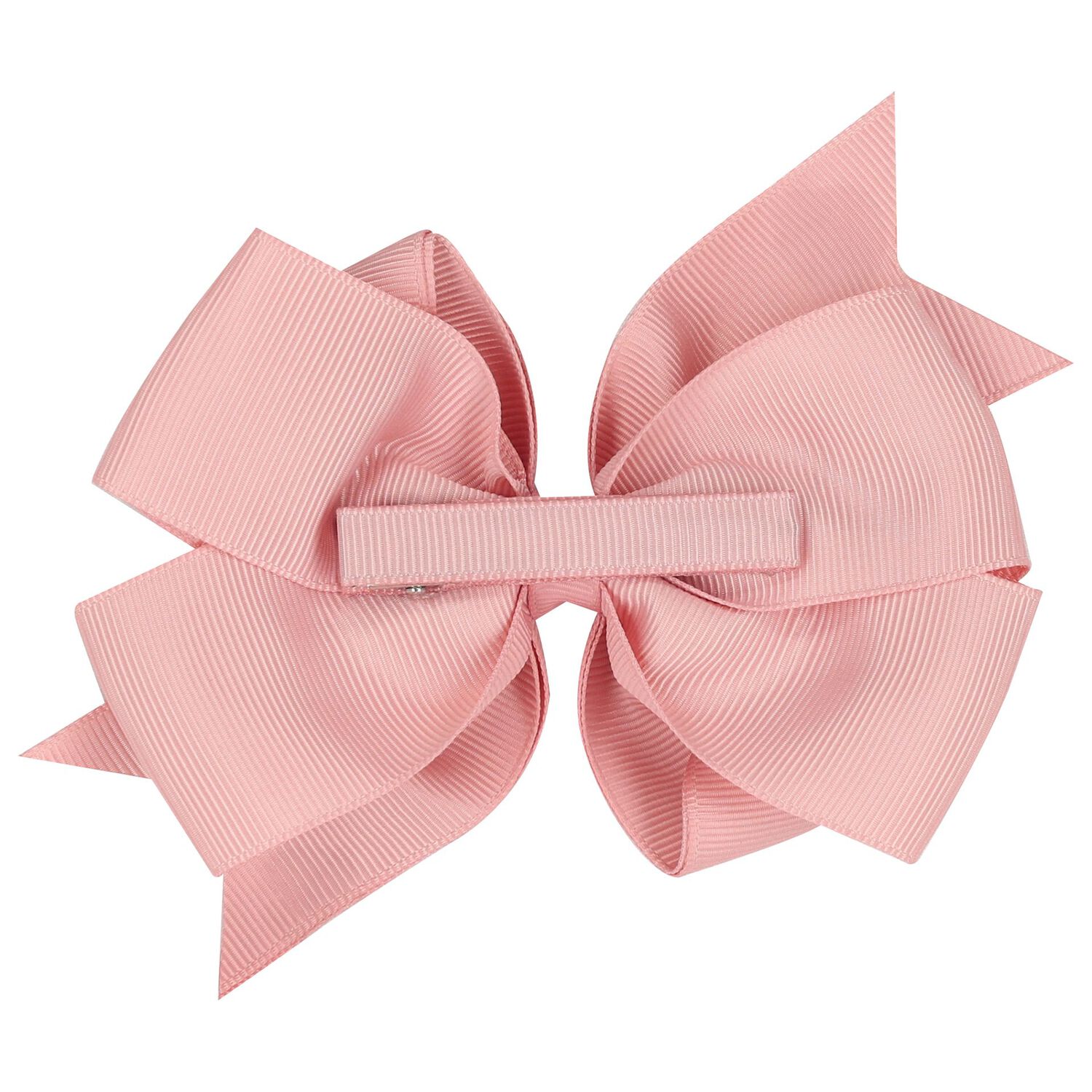 Girls Pink Bow Hairclip, 3, hi-res