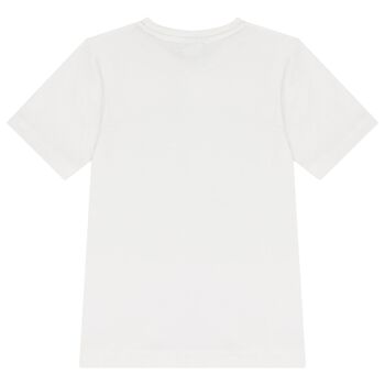 Boys White Logo T-Shirt