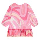 Younger Girls Pink & Ivory Iride Dress, 1, hi-res