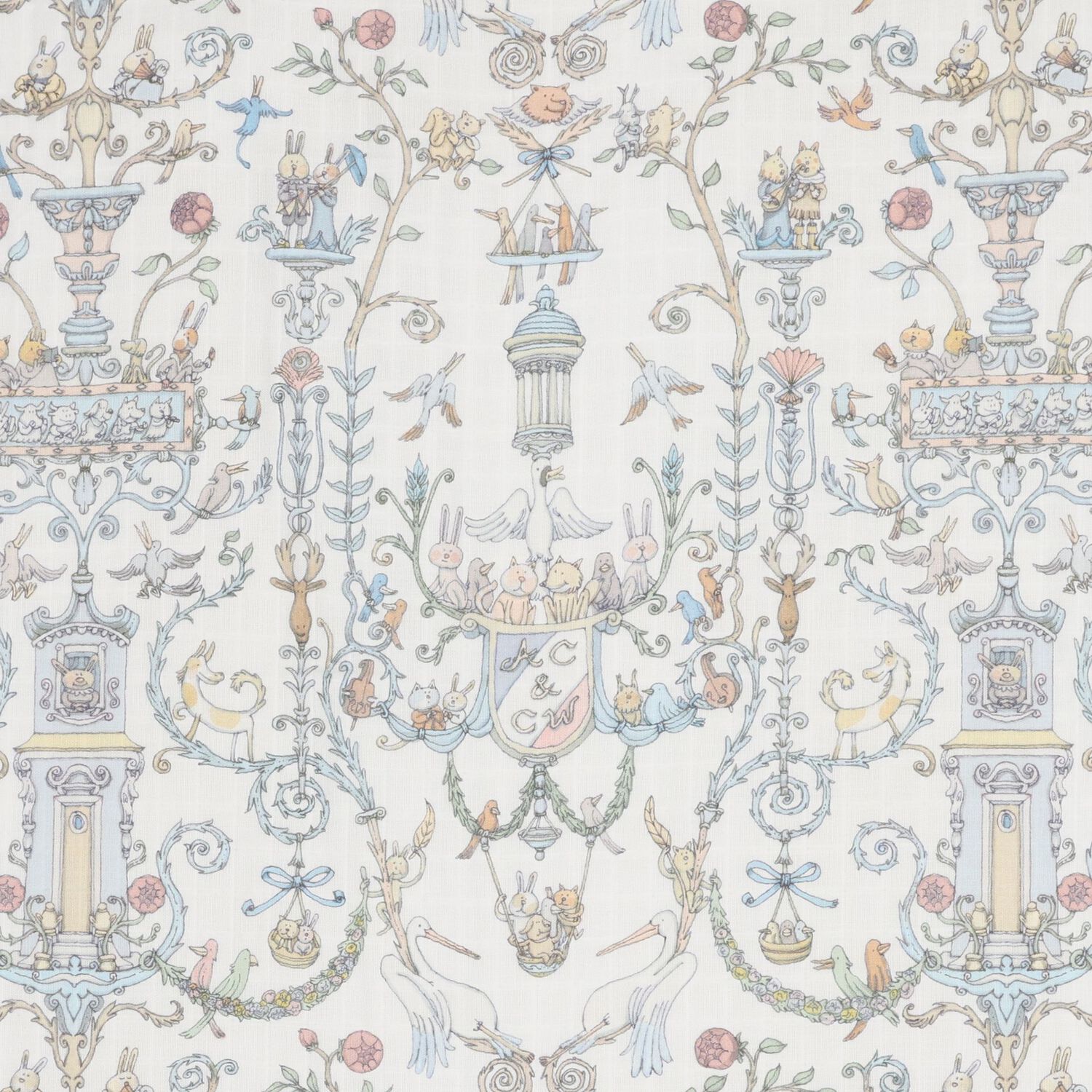 طقم هدايا لفافة ومريلة للأولاد تويل دى جوى باللون الابيض والازرق , 1, hi-res