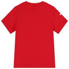 Boys Red Ferrari Logo T-Shirt, 2, hi-res