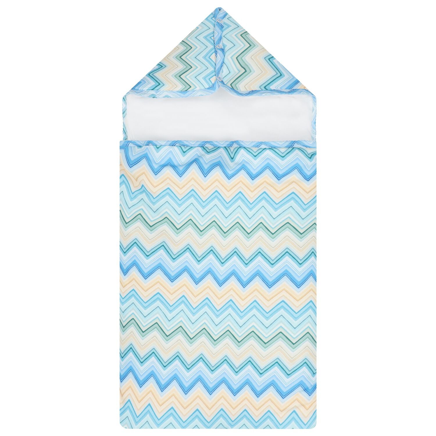 Blue & Yellow Zig Zag Baby Nest, 4, hi-res image number null