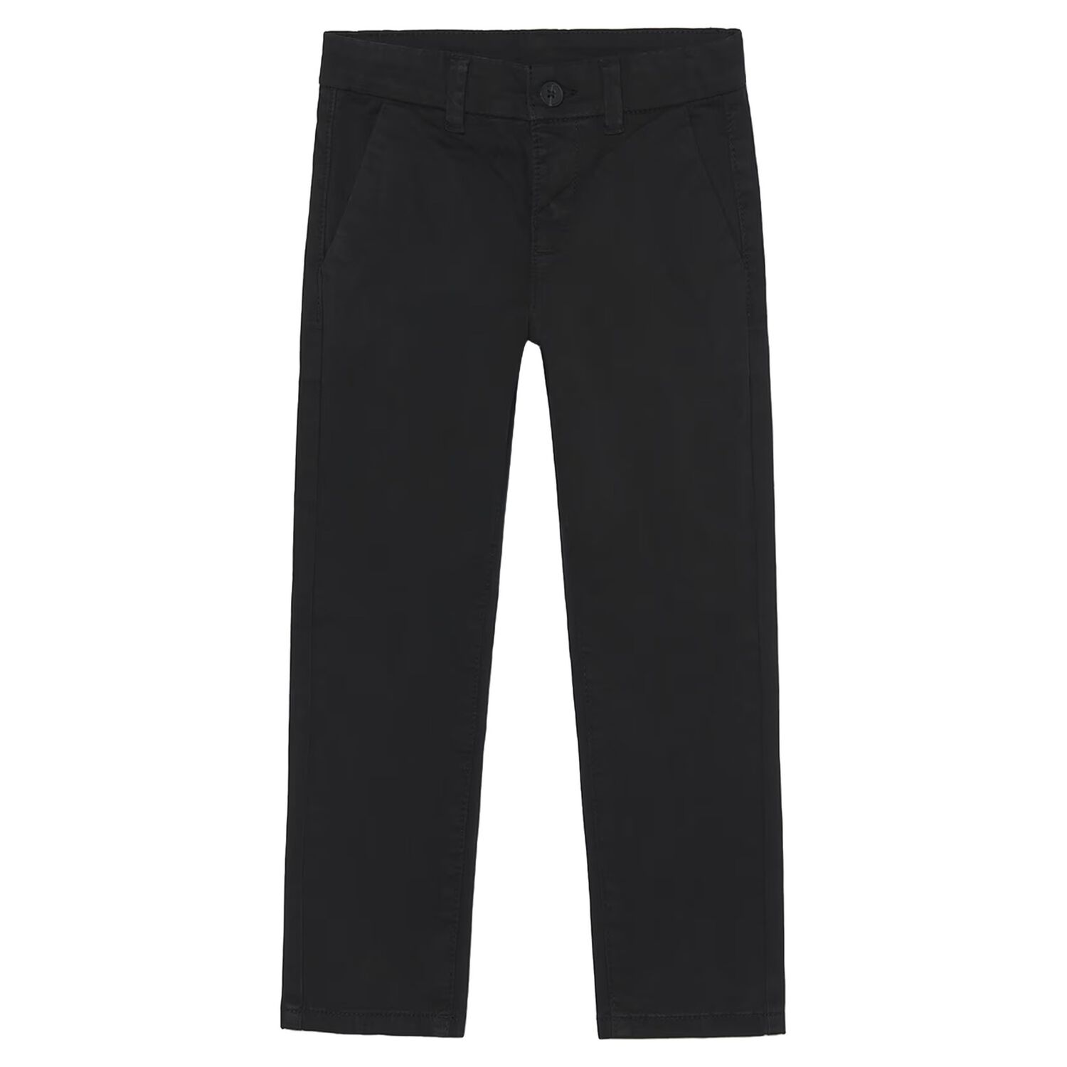 Boys Black Trousers, 3, hi-res