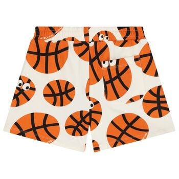 Boys Ivory Basketball Shorts