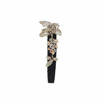 Girls Black Butterfly Hairband
