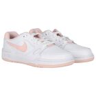 Girls White & Pink Full Force Low Trainers, 2, hi-res