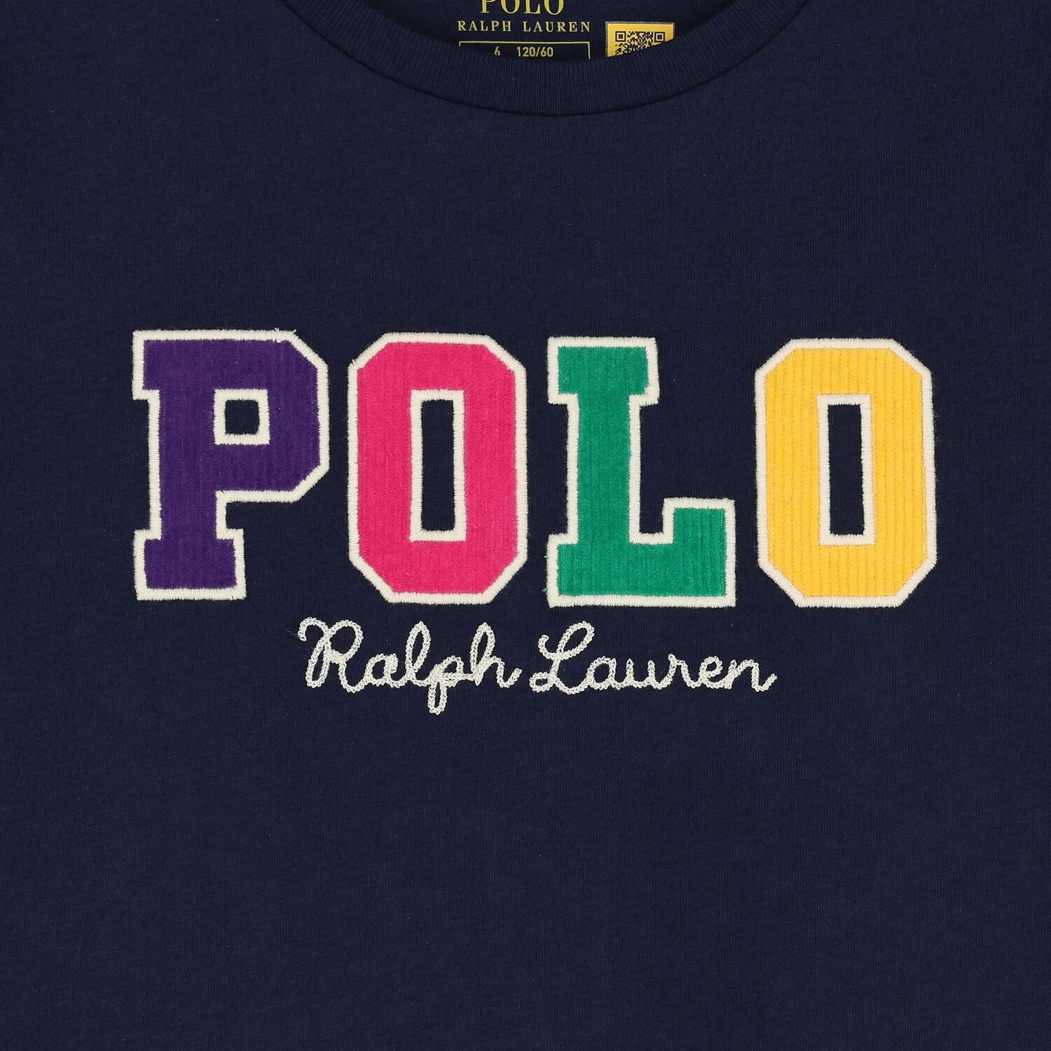 Girls Navy Blue Logo T-Shirt, 1, hi-res image number null