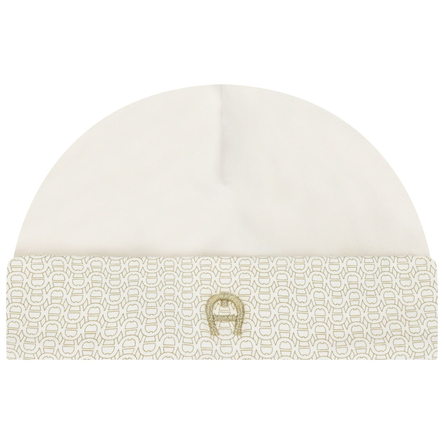 Ivory & Gold Logo Babygrow Gift Set , 1, hi-res
