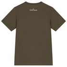 Boys Green Logo T-Shirt, 2, hi-res