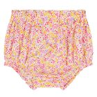 Baby Girls Yellow & Pink Floral Shorts Set ( 2-Pack ), 1, hi-res