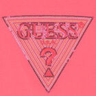 Girls Pink Logo Sequin T-Shirt, 1, hi-res