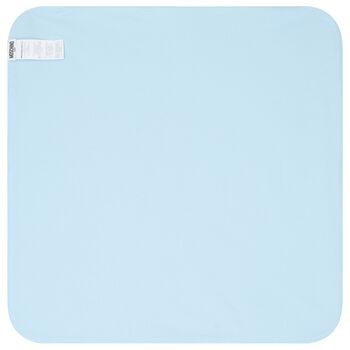 Blue Teddy Bear Logo Baby Blanket