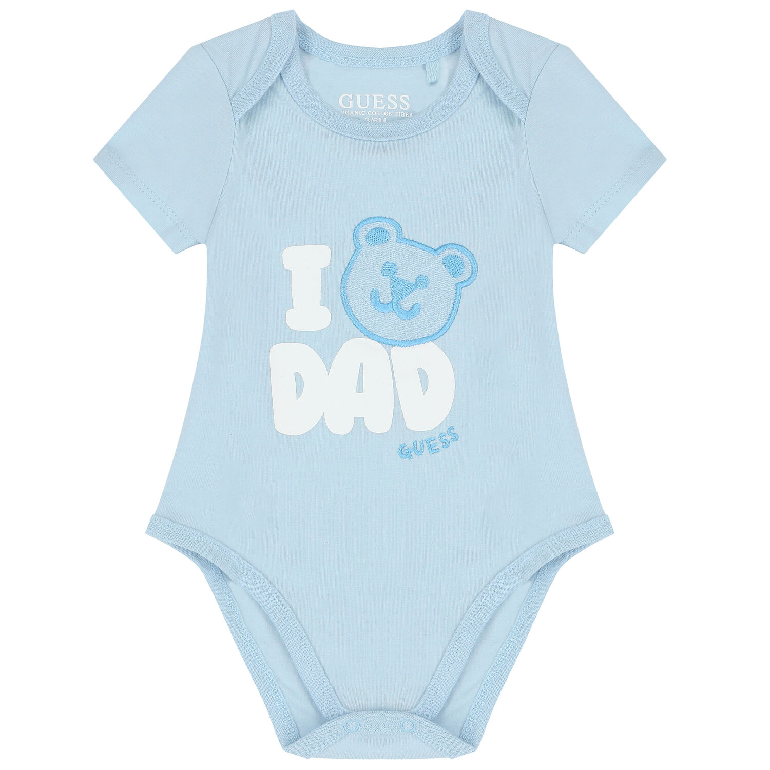 طقم هدية بالشعار باللون الازرق والابيض للاولاد, 1, hi-res