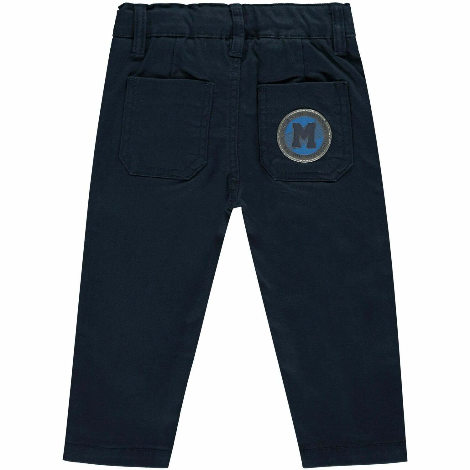 Boys Navy Blue Trousers, 1, hi-res