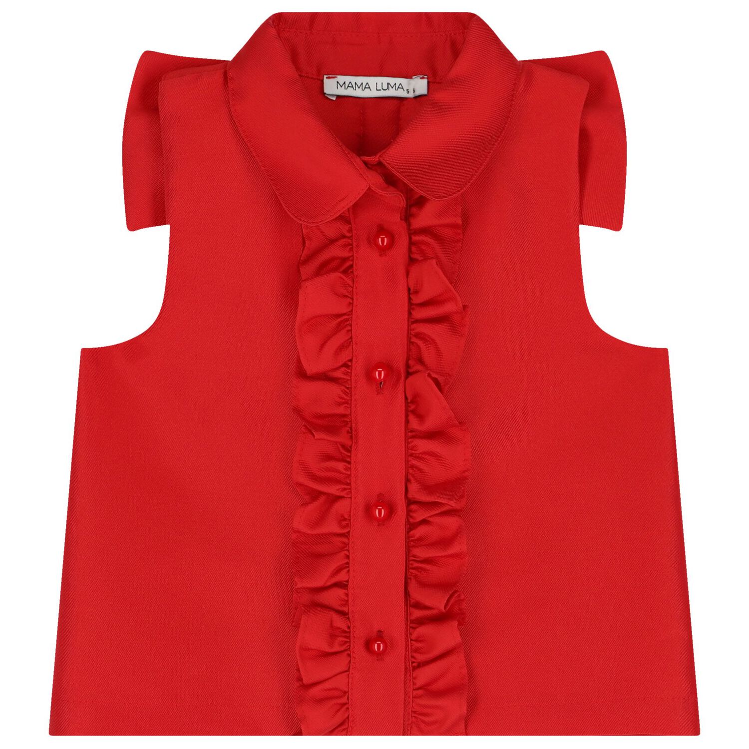 طقم تنورة بنات باللون الأحمر والأبيض, 1, hi-res