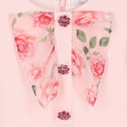 Girls Pink Floral Dress, 1, hi-res