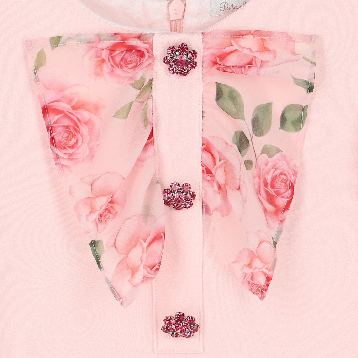 Girls Pink Floral Dress, 1, hi-res