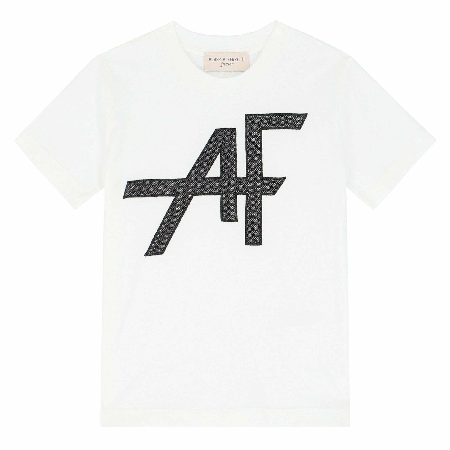 Girls White Logo T-Shirt, 1, hi-res image number null