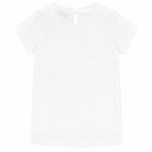 Younger Girls White Daisy Duck T-Shirt, 1, hi-res