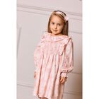 Girls Pink Bow Headband, 1, hi-res