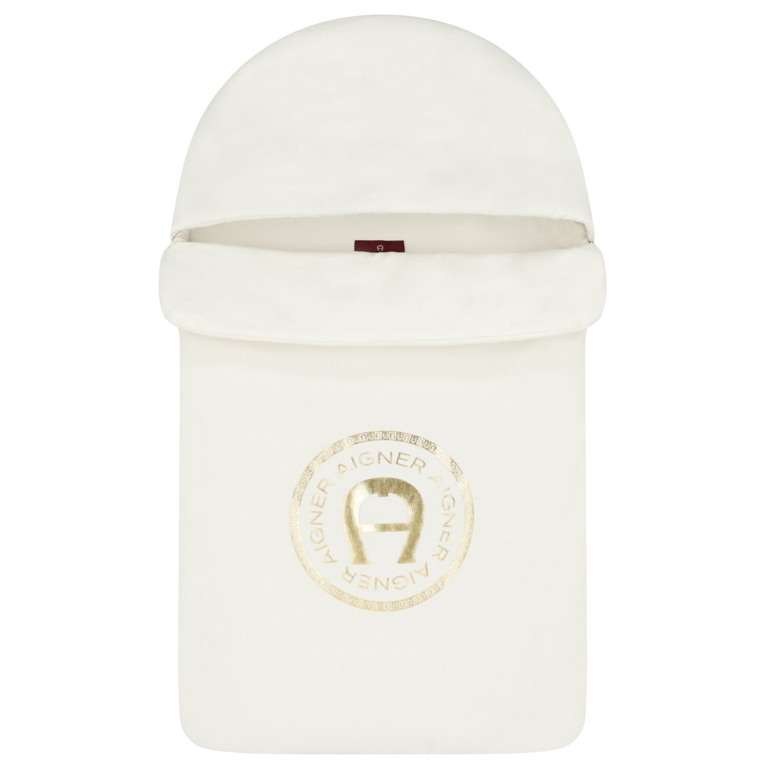 Ivory & Gold Logo Baby Nest, 1, hi-res