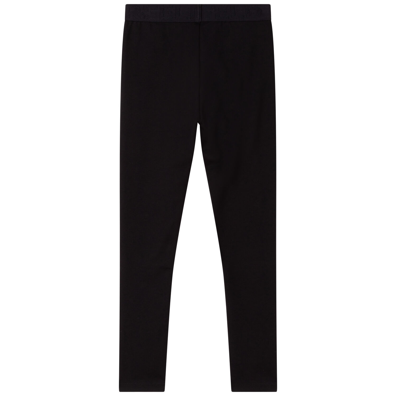 Girls Black Logo Leggings, 1, hi-res