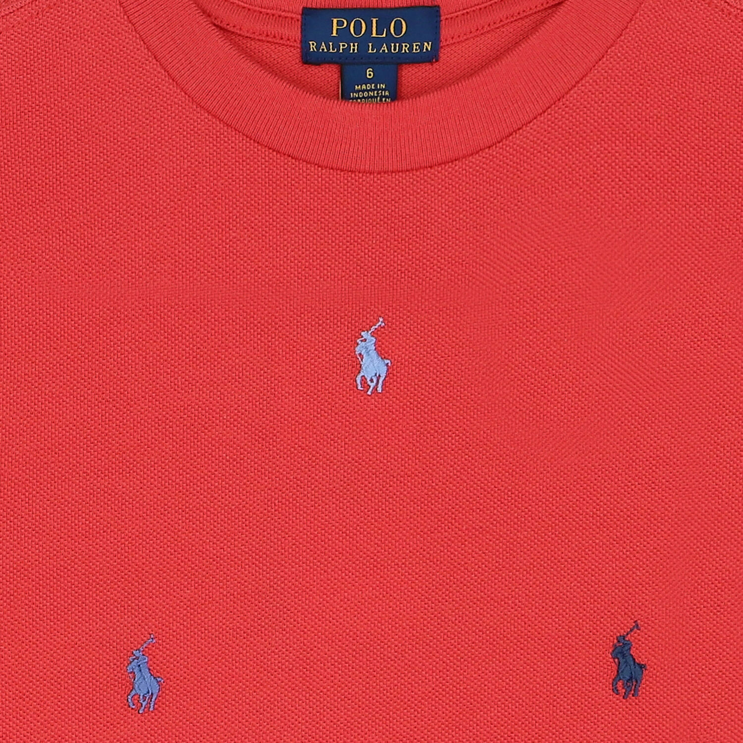 تيشيرت أولاد بالشعار باللون الأحمر, 1, hi-res