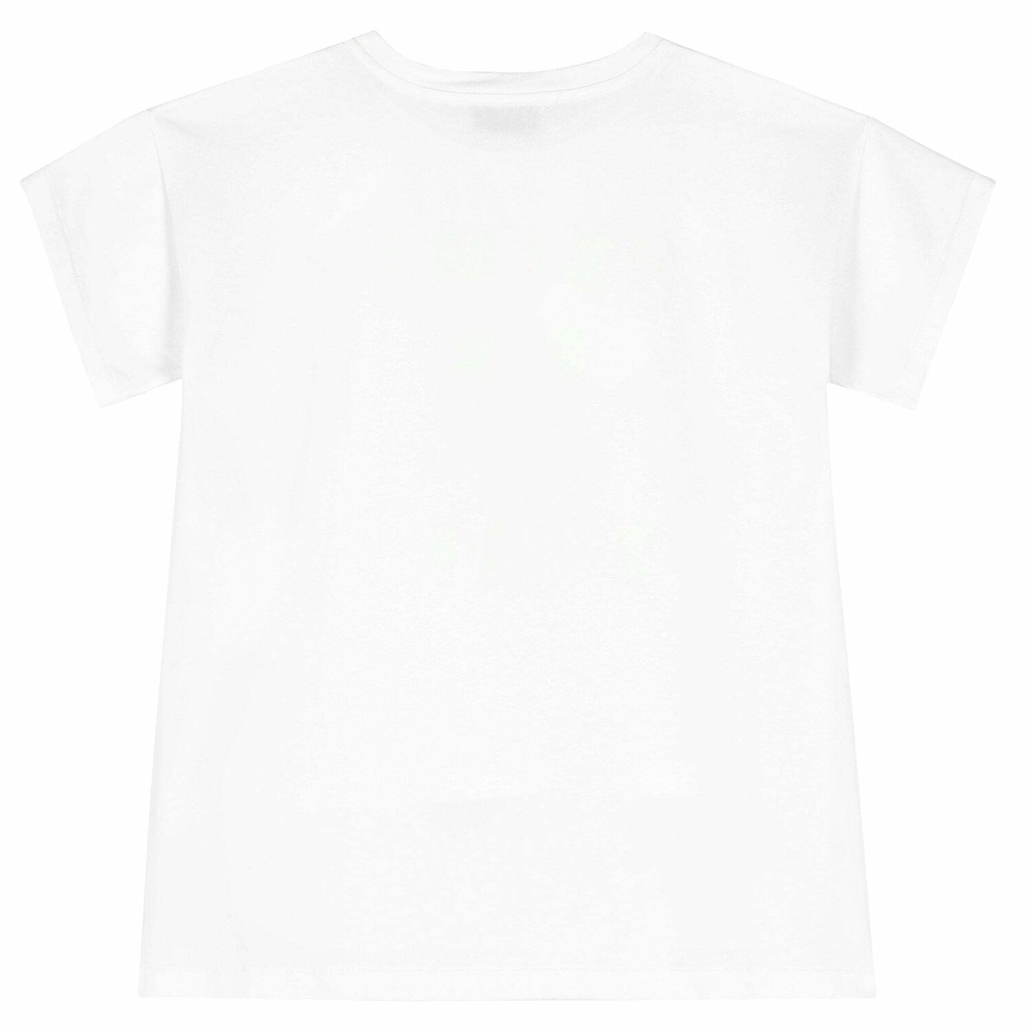 Girls White Logo Top, 1, hi-res image number null