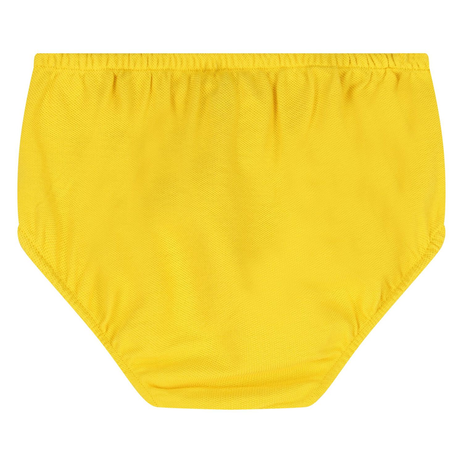 Baby Girls Yellow Logo Dress Set, 1, hi-res