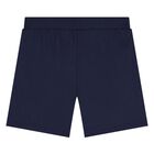 Younger White & Navy Blue Teddy Bear Shorts Set, 4, hi-res