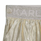 شورت بالشعار باللون الذهبي للبنات, 1, hi-res