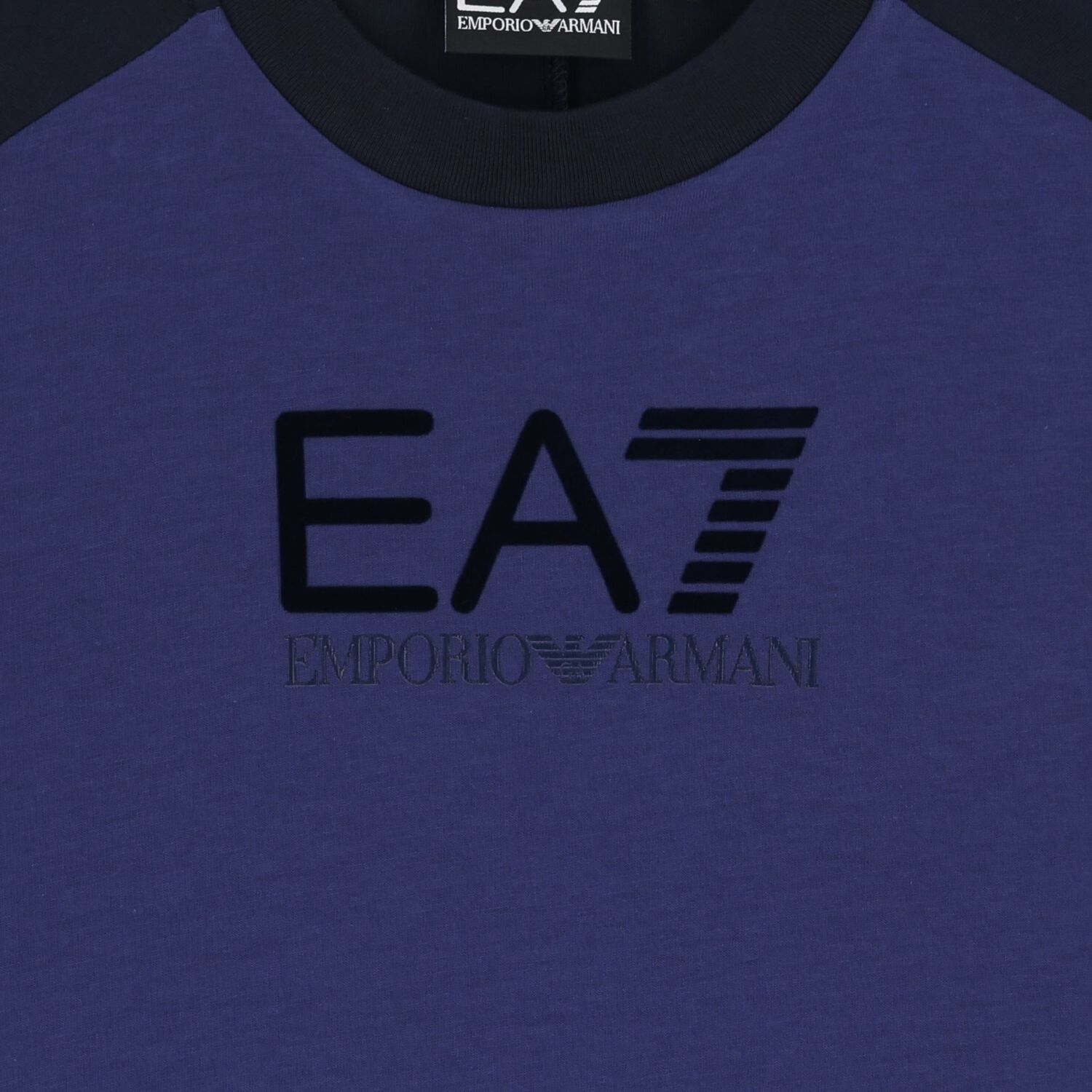 تي شيرت أزرق بشعار للأولاد, 2, hi-res