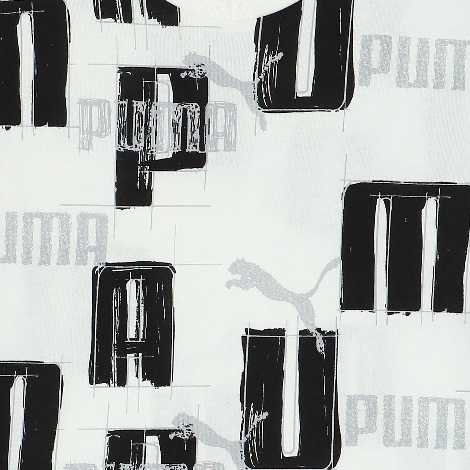 تيشيرت أولاد بالشعار باللون الأبيض, 1, hi-res