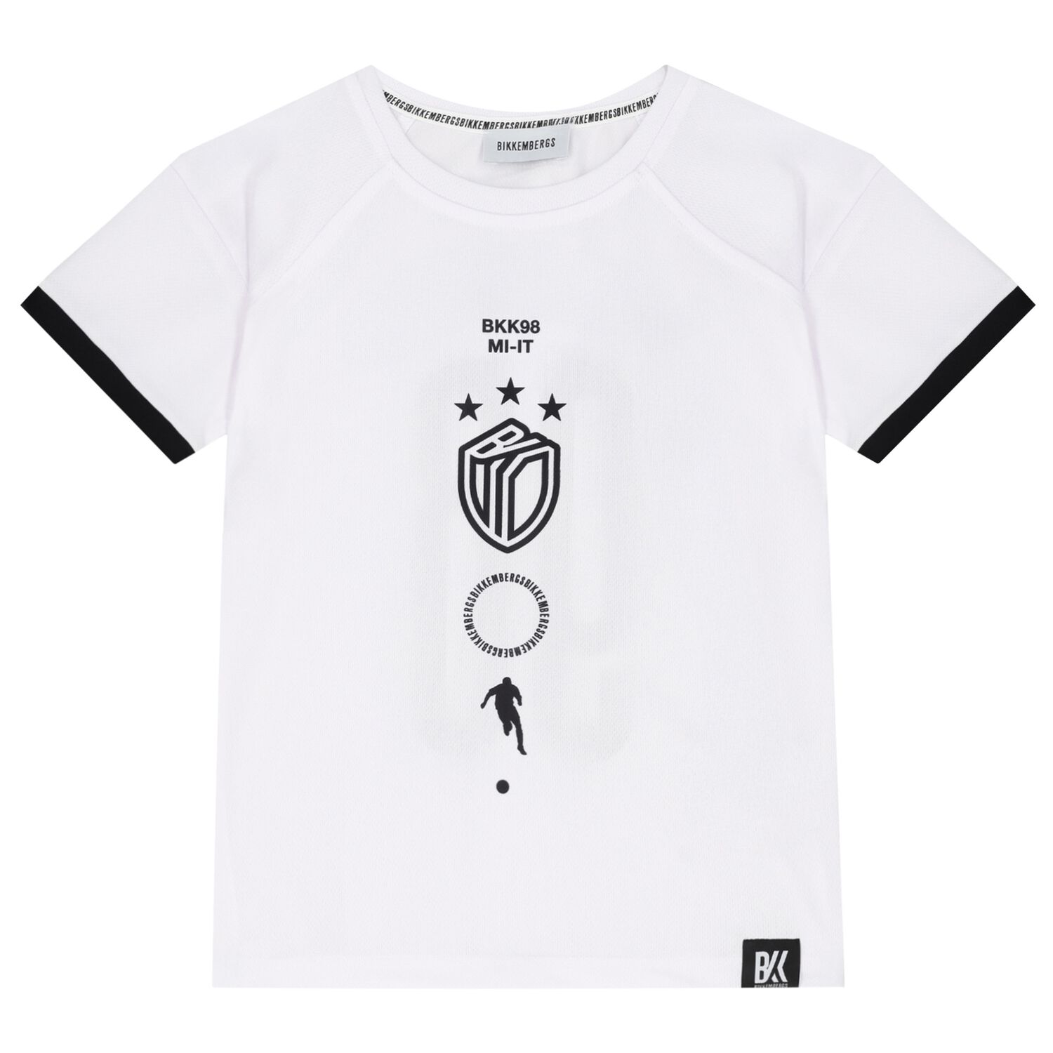 Boys White Logo T-Shirt, 1, hi-res image number null