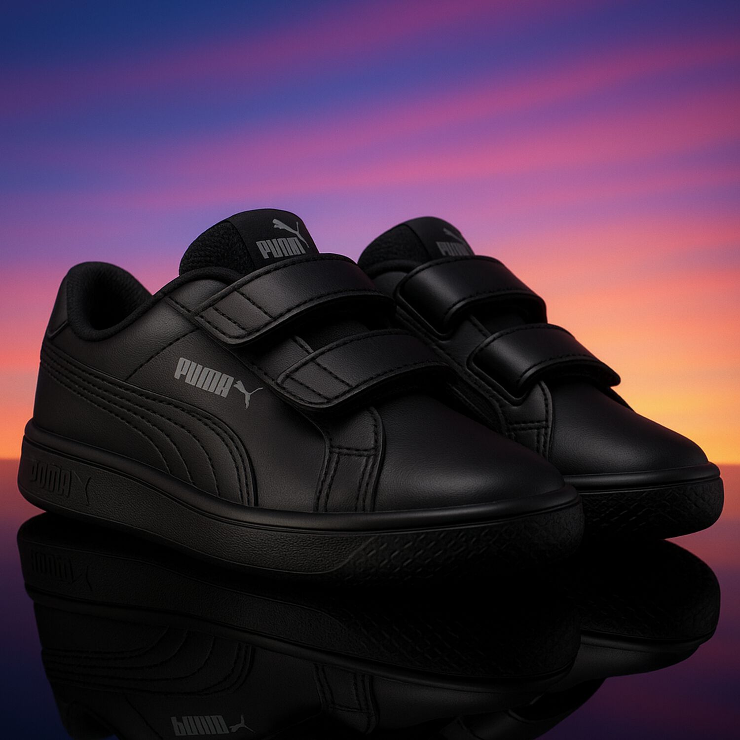 Black Logo Trainers, 2, hi-res image number null