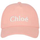 Girls Pink Logo Cap, 2, hi-res