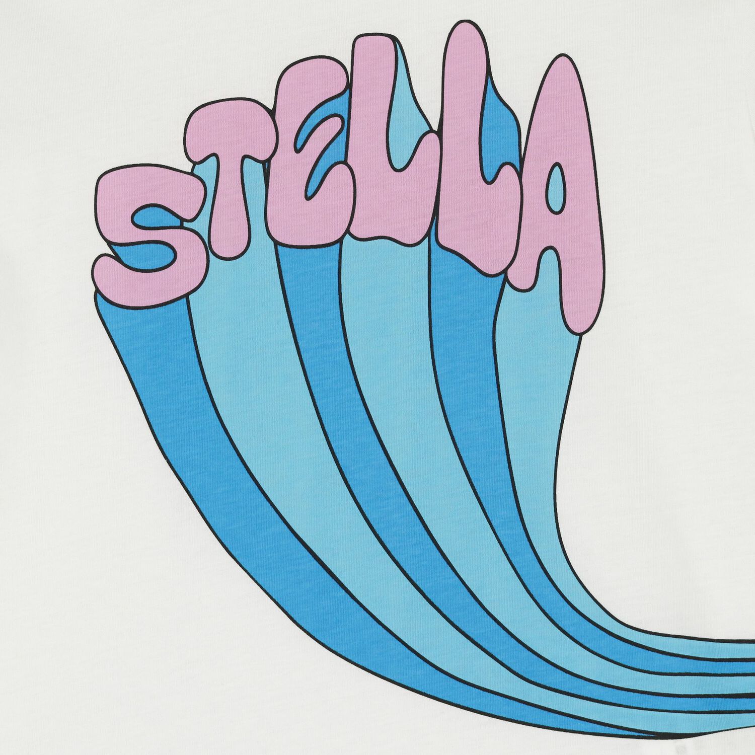 تيشيرت بنات بالشعار باللون العاجي, 1, hi-res