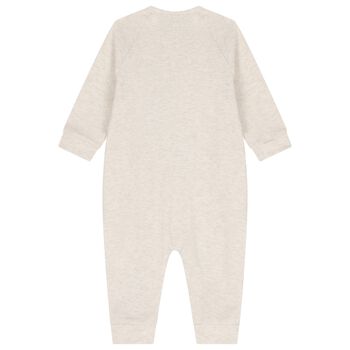 Baby Boys Ivory Logo Romper