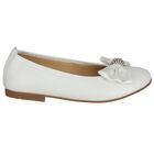 حذاء بنات باليرينا باللون الأبيض, 1, hi-res