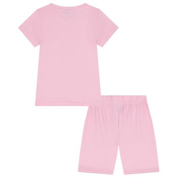 Girls Pink Minnie Mouse Shorts Set
