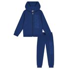 Boys Blue Logo Tracksuit, 1, hi-res