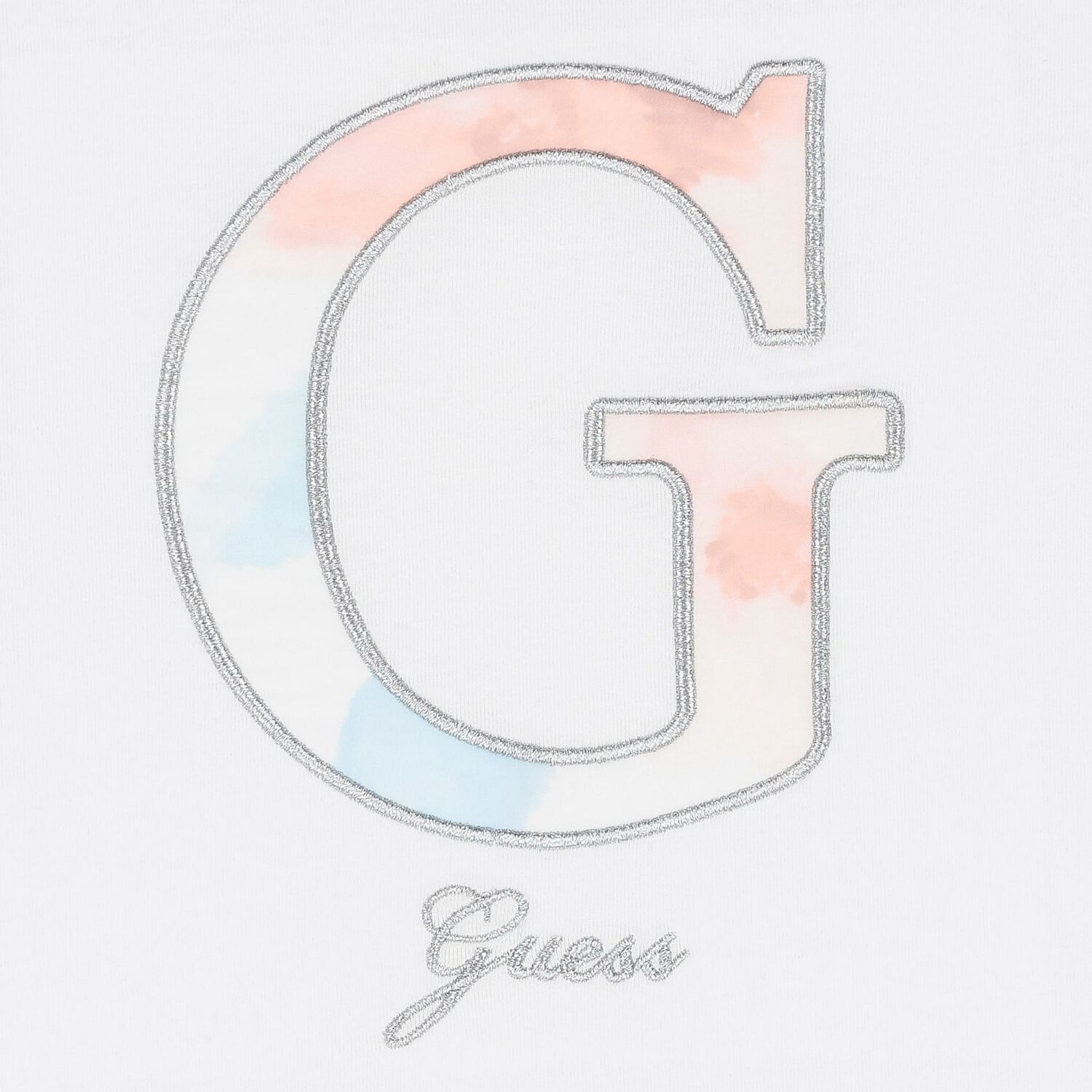 طقم تنورة شيفون باللون الأبيض والوردي للبنات, 1, hi-res image number null