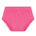 طقم فستان بنات بشعار القلب باللون الزهري, 1, hi-res