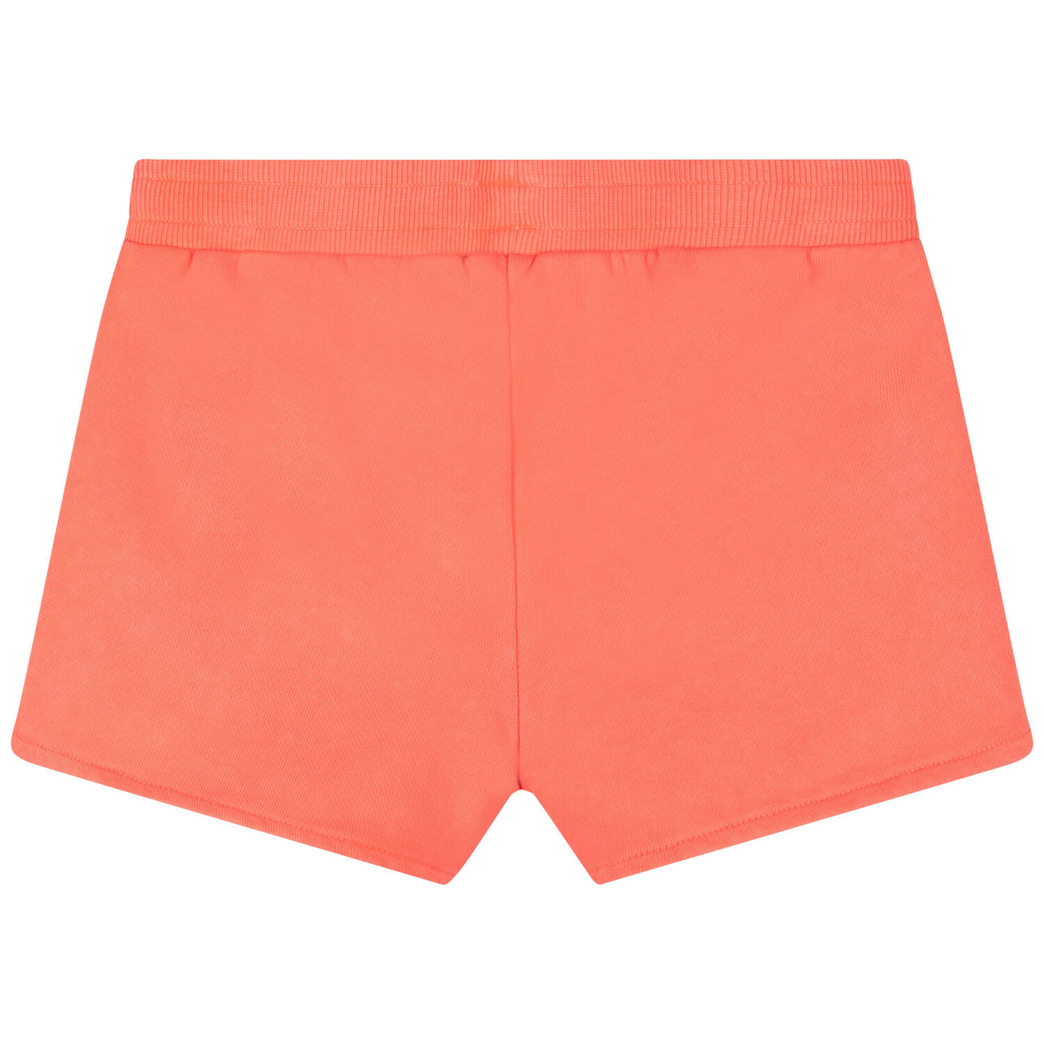 Girls Coral Pink Sequin Logo Shorts, 1, hi-res image number null