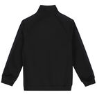 جاكيت بالشعار باللون الأسود للأولاد, 1, hi-res