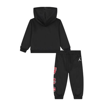 Younger Boys Black Jordan Logo Tracksuit