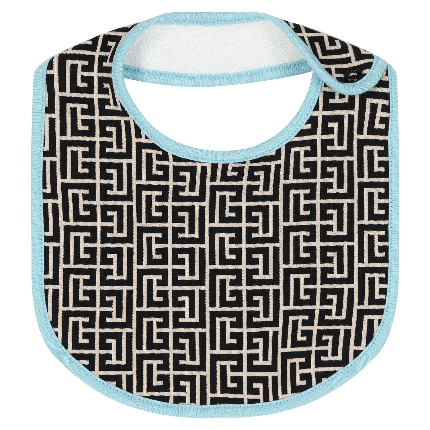 طقم هدايا ملابس أطفال بطبعة أحرف أولية باللون الأزرق للأولاد الصغار, 1, hi-res