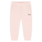 Younger Girls Pink Logo Tracksuit, 1, hi-res