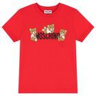 Red Teddy Bear Logo T-Shirt, 4, hi-res